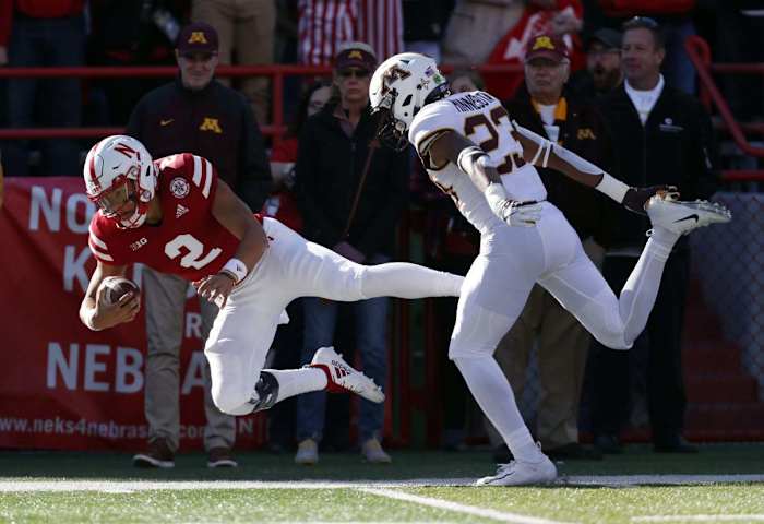 Adrian Martinez rushed for 125 yards and passed for 276.